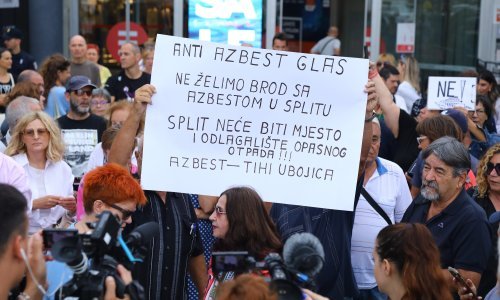 Uzbuna zbog azbesta na talijanskom brodu, u splitskom škveru tvrde: 'Opasnije je šetati ulicom'