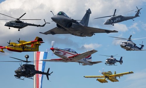 Pogledajte koje je sve letjelice Hrvatska vojska pokazala na probi za mimohod