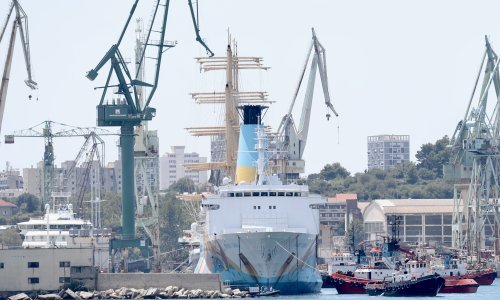 VIDEO Talijanski brod s azbestom stigao u Brodosplit. Imamo snimku!