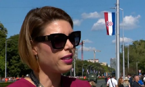 Blanka Vlašić stigla na mimohod: 'Osjećam se ponizno pred ovakvom smotrom'