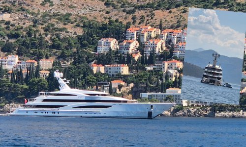 Pred Dubrovnikom se samo nižu luksuzne jahte, a ova ljepotica posebno privlači pažnju