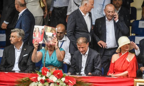 FOTO U Sinju se okupio državni vrh, Milanović i Plenković se rukovali