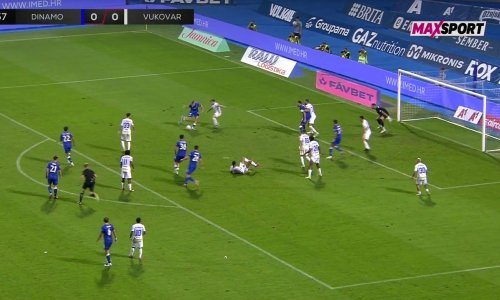 Pogledajte sjajan udarac Vidovića za vodstvo Dinama protiv Vukovara