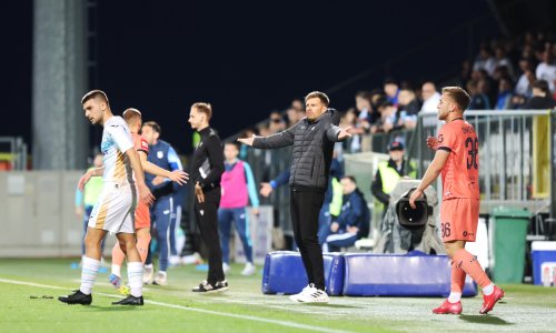 Simon Rožman na utakmici Rijeka - Osijek