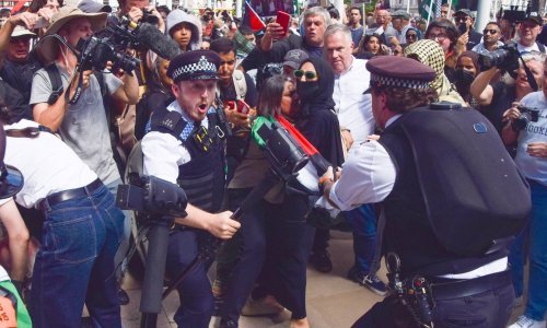 Britanska policija uhitila preko 365 ljudi na prosvjedu zbog zabrane Palestine Actiona