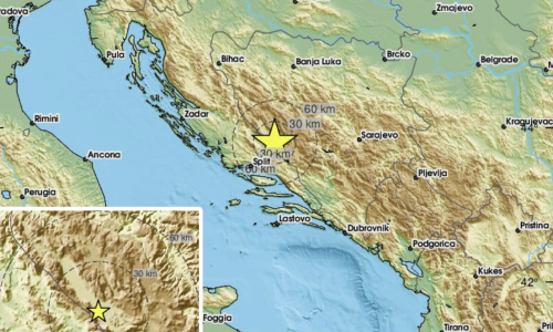 Potres prodrmao Dalmatinsku zagoru: Čulo se poput grmljavine