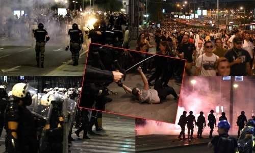 'Rat' na ulicama srpskih gradova, policija suzavcem rastjeruje prosvjednike, oglasili se Vučić i Porfirije