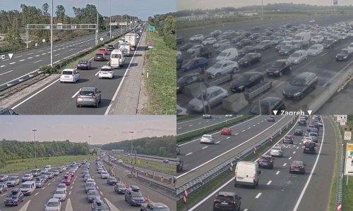Kilometarske kolone i prometne nesreće obilježile smjenu turista