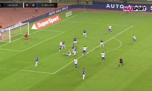 Pogledajte zašto su igrači Hajduka tražili penal; VAR se nije oglasio