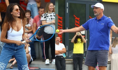 Ljubav, smijeh i forhend: Pogledajte kako je izgledao show-meč Nives i Gorana Ivaniševića u Sarajevu