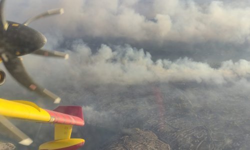 [VIDEO] Pogledajte kako gašenje požara izgleda iz kokpita kanadera