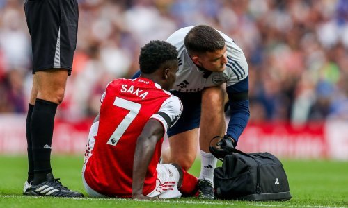 Problemi za Arsenal: Saka se ozlijedio za veliki derbi s Liverpoolom