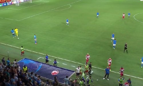 Pogledajte kaos i gužvu na kraju drame Zvezde i Pafosa