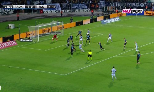 Pogledajte što radi obrana Rijeke kod drugog gola PAOK-a; ovo je teško objasniti