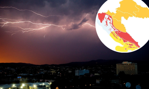 DHMZ izdao crveno upozorenje za četiri područja: Obilna kiša, olujni vjetar i bujične poplave