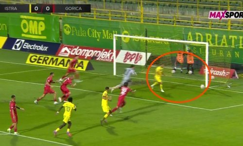 Kako Istra ovdje nije povela? Pogledajte dvije nevjerojatne reakcije vratara Gorice