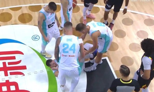 Drama na Eurobasketu: Dončić dobio udarac u glavu pa ostao ležati na podu