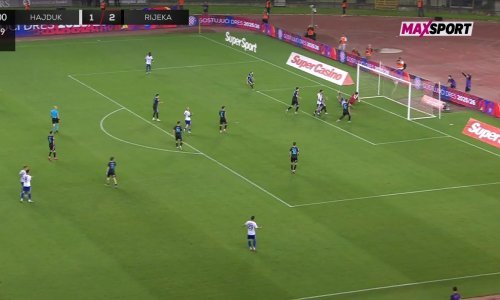 Pogledajte gol u 96. minuti kojim se Hajduk spasio protiv Rijeke