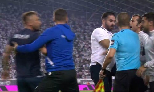 Pogledajte kaos i koškanje nakon derbija Hajduka i Rijeke! Padali su i crveni kartoni
