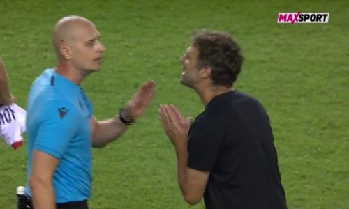Bel je odsvirao kraj, s tribina su krenule uvrede, Garcia mu je prišao...