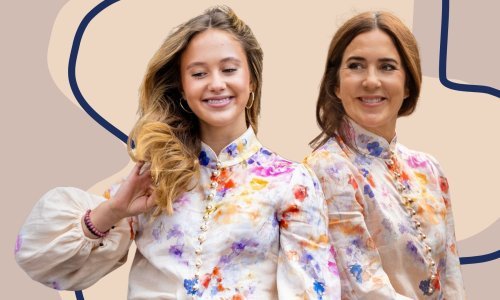 Lijepa kraljica posudila efektnu bluzu iz ormara 14-godišnje kćeri