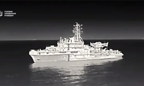 Ukrajinci dronom pogodili ruski vojni brod u blizini baze Crnomorske flote