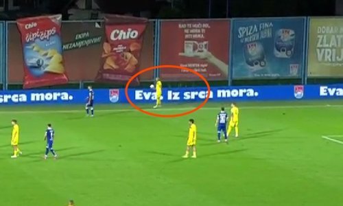 Pogledajte ludu situaciju s utakmice Slavena i Istre, komentator: 'Ovo dosad nisam vidio u SHNL-u