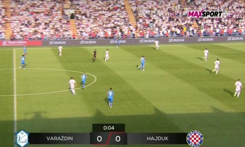 Novi trend stigao i u SHNL; pogledajte kako je počela utakmica Varaždina i Hajduka