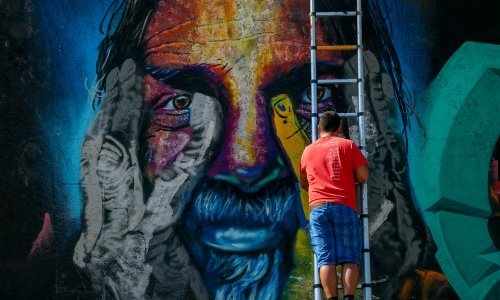 B Urban Graffiti Jam u Vodnjanu: Zidovi škole ponovno postaju umjetničko platno