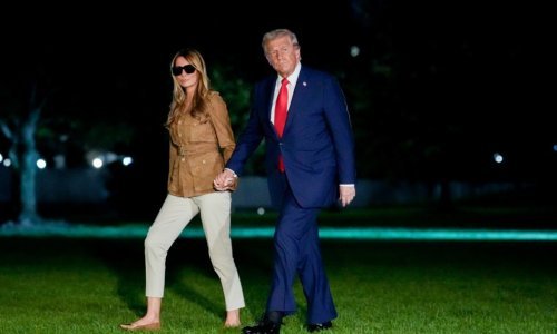 Pogledajte kako je izgledao romantični povratak Donalda i Melanije Trump u Bijelu kuću