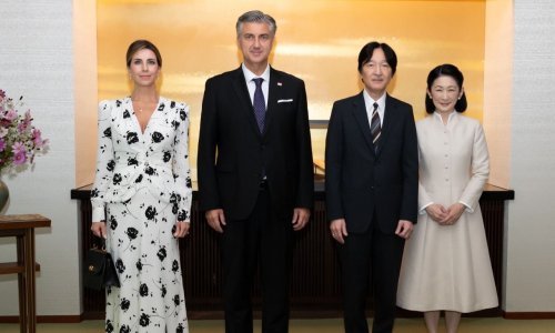 Ana Maslać Plenković igrala je na sigurno u haljini omiljene dizajnerice Kate Middleton