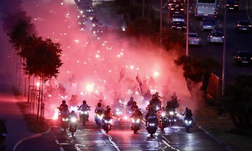 Pogledajte karusel Torcide uoči derbija