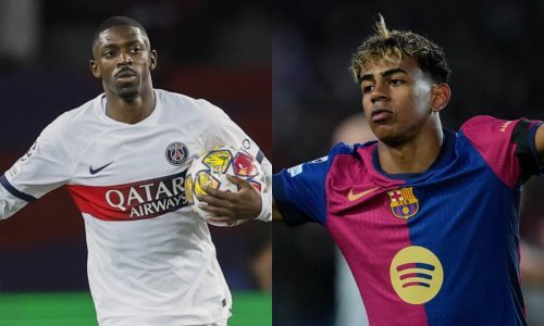 Ousmane Dembele PSG i Lamine Yamal Barcelona