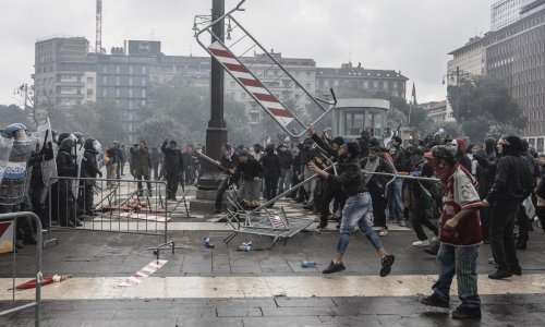 [VIDEO] Kaos u Milanu: Prosvjed za Gazu pretvorio se u žestoki sukob s policijom