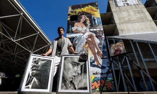 Mladi umjetnik oslikao mural na nedovršenoj bolnici Blato u Zagrebu
