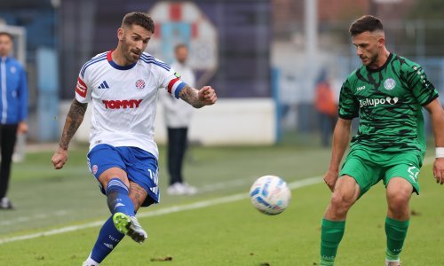 Hajduk uz puno muke pobijedio četvrtoligaša Koprivnicu 4:1; Marko Livaja zabio dva gola