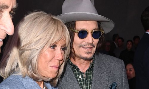 Dok je Francuzi kritiziraju, Brigitte Macron obilazi revije i fotka se s Johnnyjem Deppom