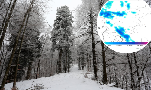 Slovenci najavljuju: Noćas stiže snijeg! Spustit će se dosta nisko, evo i koliko