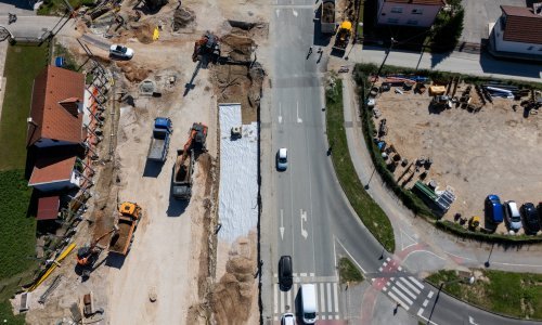 Pogledajte iz zraka kako napreduju radovi na novom ulazu u Zagreb