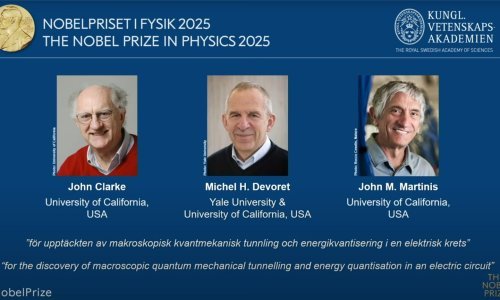 Objavljena imena dobitnika Nobelove nagrade za fiziku