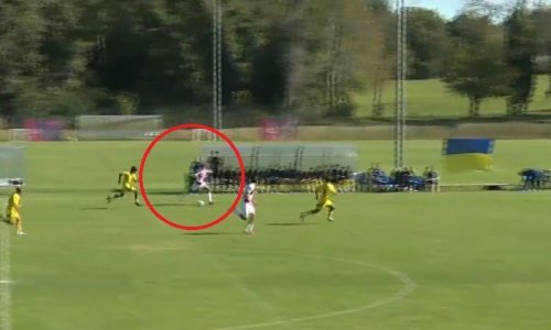 Majstorija mladog Dinamova igrača! Pogledajte golčinu sa 40 metara koju je zabio za reprezentaciju