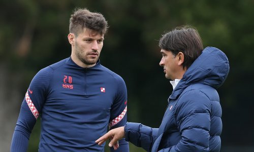 Bruno Petković i Zlatko Dalić Hrvatska