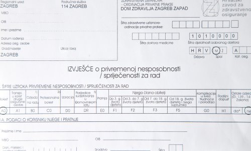 Sve više Hrvata na bolovanju duljem od 42 dana: Ovo su najčešći razlozi