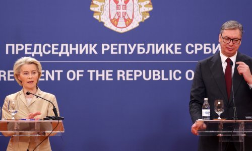 VIDEO Von der Leyen posjetila Vučića pa mu održala lekciju: Gospodine predsjedniče...