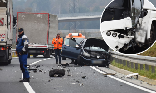 Vozač automobila zaspao za volanom, udario u bus koji je vozio njegov rođak!