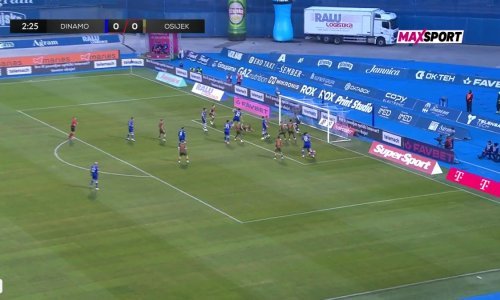Pogledajte kako je Dinamo zabio Osijeku već u trećoj minuti