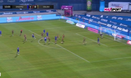 Dinamo razbio Osijek u prvih 15 minuta! Pogledajte golčinu stopera Modrih
