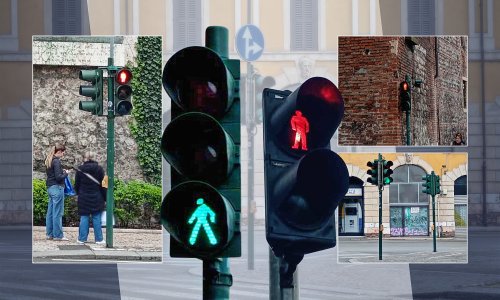 Lijevo je semafor u Italiji, desno u Hrvatskoj. Primjećujete li razliku i trebamo li to i mi uvesti?