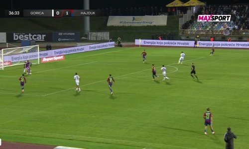 Pogledajte što je napravio Ivušić na početku akcije za poništeni gol Hajduka
