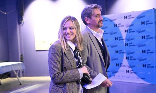 Jelena Veljača na kazališnu premijeru stigla u pratnji supruga, bivšeg savjetnika Kolinde